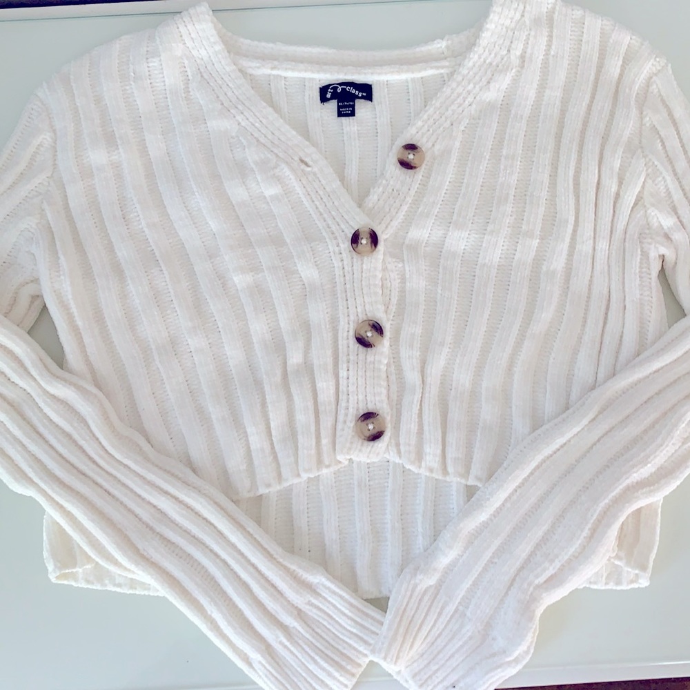 Button up sweater